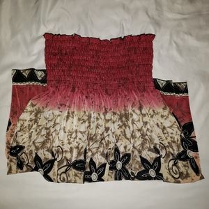Win-Win | Floral Fashion Sundress/ Skirt | size L-XL